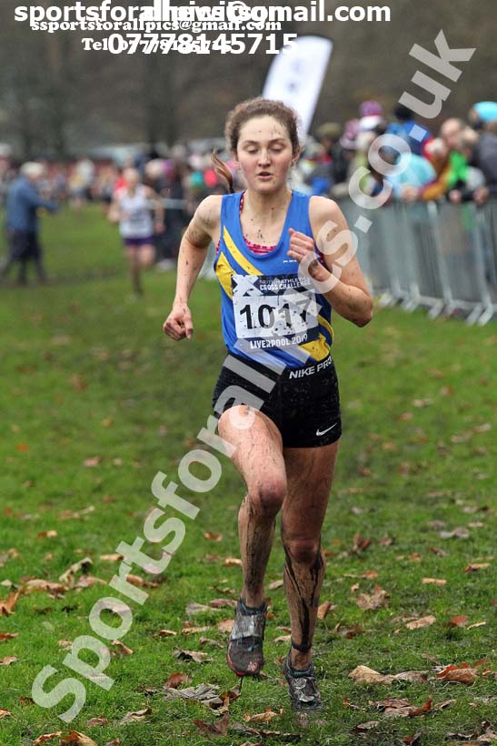 Senior and under-23 women, 2019 European Cross Country Trials and British Cross Challenge, Sefton Park, Liverpool.  Photo: David T. Hewitson/Sports for All Pics